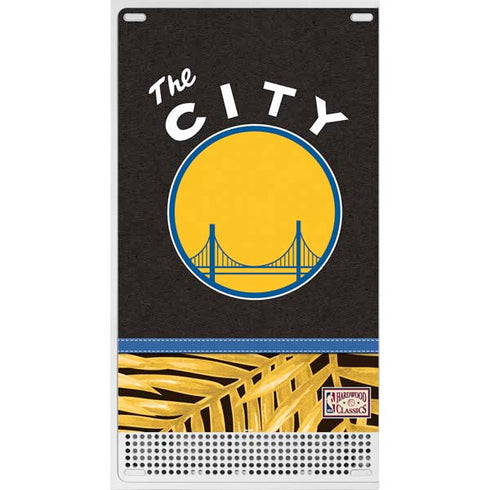 NBA Golden State Warriors Retro Palms Xbox Series S Console Skin